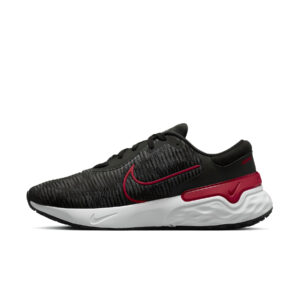 TENIS NIKE HOMBRE RENEW RUN 4 NEGRO ROJO