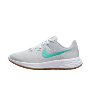 TENIS NIKE MUJER REVOLUTION 6 GRIS VERDE
