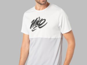 CAMISETA NIKE RUNNING WILD HOMBRE GRIS