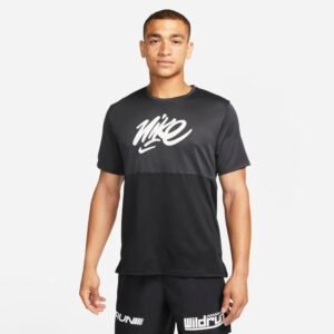 CAMISETA NIKE RUNNING WILD HOMBRE NEGRA