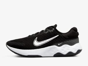 TENIS NIKE MUJER RENEW RIDE 3 NEGRO BLANCO
