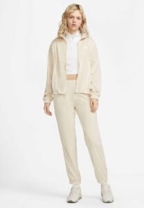 SUDADERA NIKE MUJER AJUSTADO NEGRO BLANCO