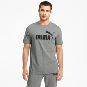 CAMISETA PUMA HOMBRE ESS LOGO TEE GRIS N