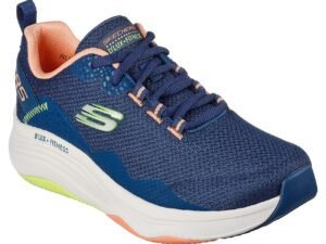 TENIS SKECHERS MESH DECO NEGRO MUJER
