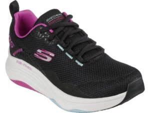 TENIS SKECHERS MESH DECO NEGRO MUJER