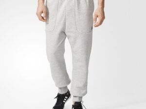 JOGGER ADIDAS HOMBRE NEW BAGGY GRIS NEGR