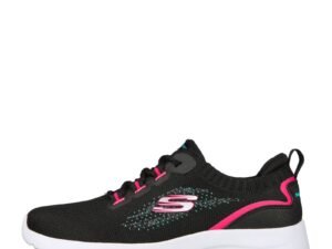 TENIS SKECHERS DYNAMIGHT NEGRO MUJER