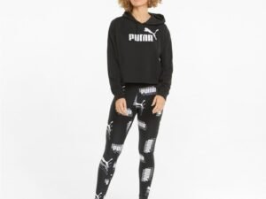 BUZO CAPOTA ESS+ METALLIC LOGO - MUJER
