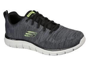 TENIS SKECHERS TRACK GRIS HOMBRE