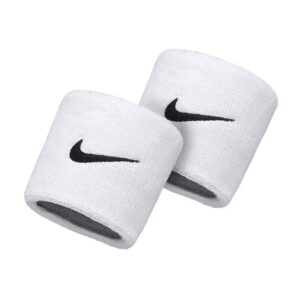 MU?EQUERAS NIKE SWOOSH WRISTBANDS 2 BLA
