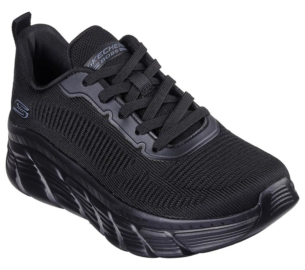Tenis Skechers Mujer Bobs B Flex Hi Flying 117385-BBK Negro