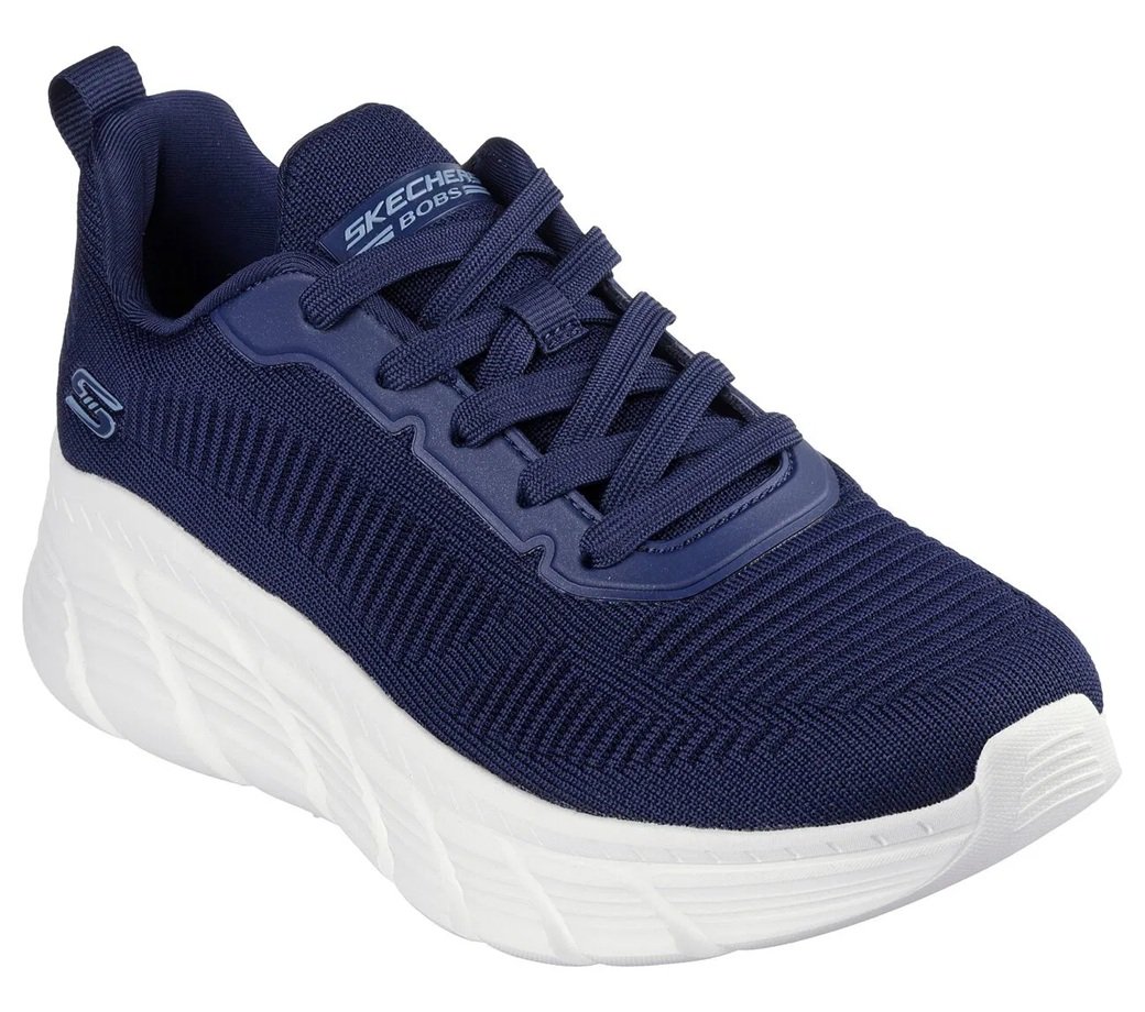 Tenis Skechers Mujer Bobs B Flex Hi Flying 117385-NVY Azul