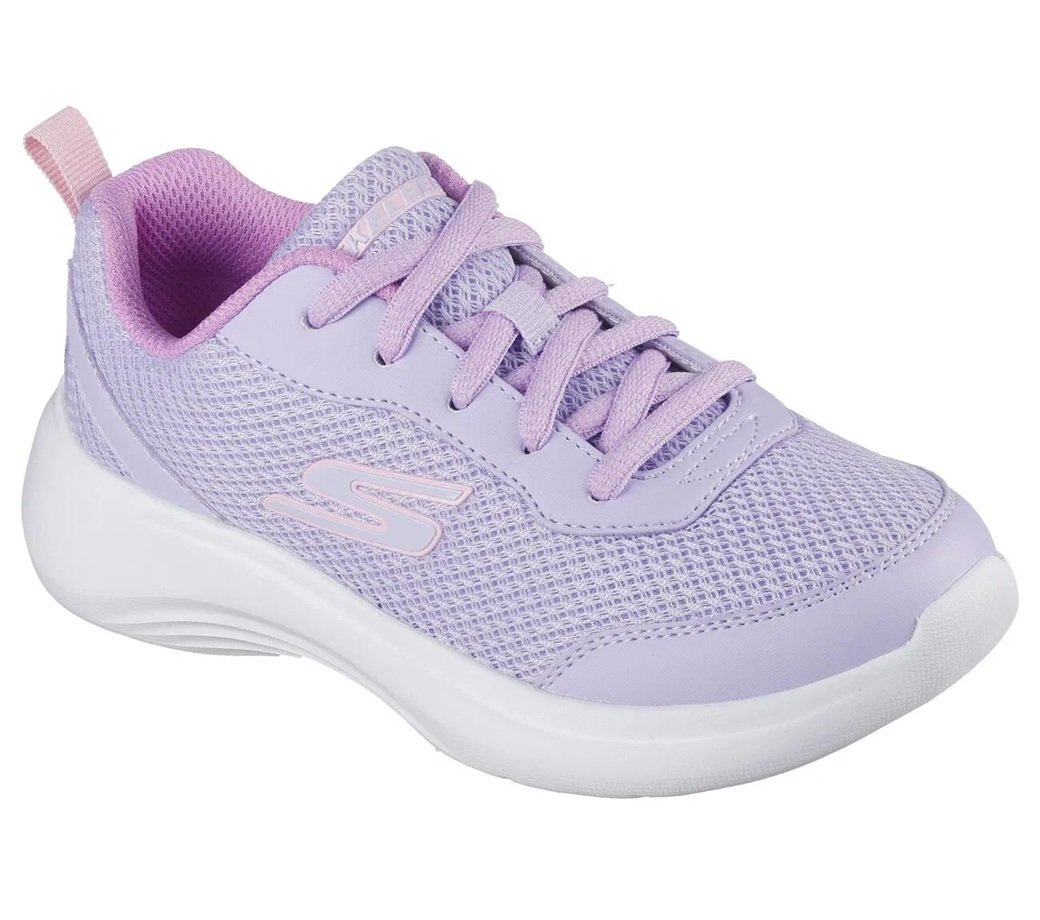 Tenis Skechers infante Lace Up Mesh Sneaker 303574L-LAV Lavanda