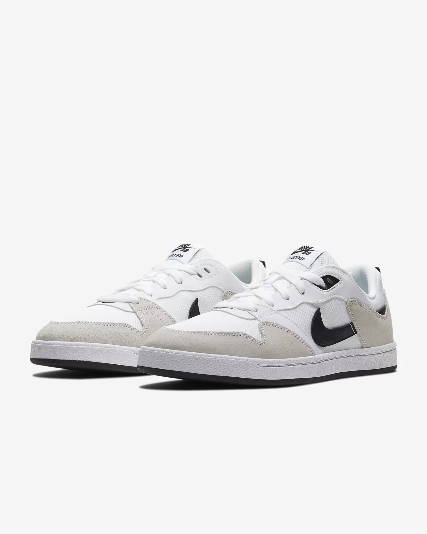Tenis Nike Hombre SB Alleyoop CJ0882-100 Blanco Negro Skate