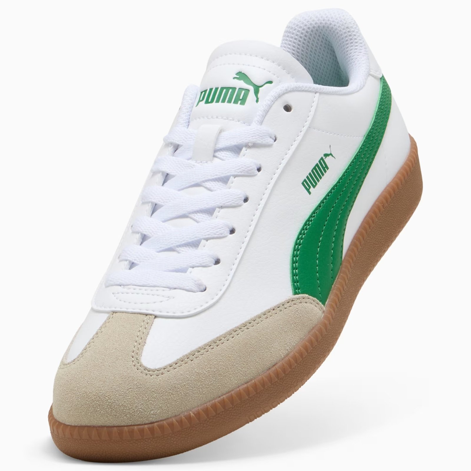 Tenis Puma Hombre 9-T 398174-18 Blanco Verde Diario