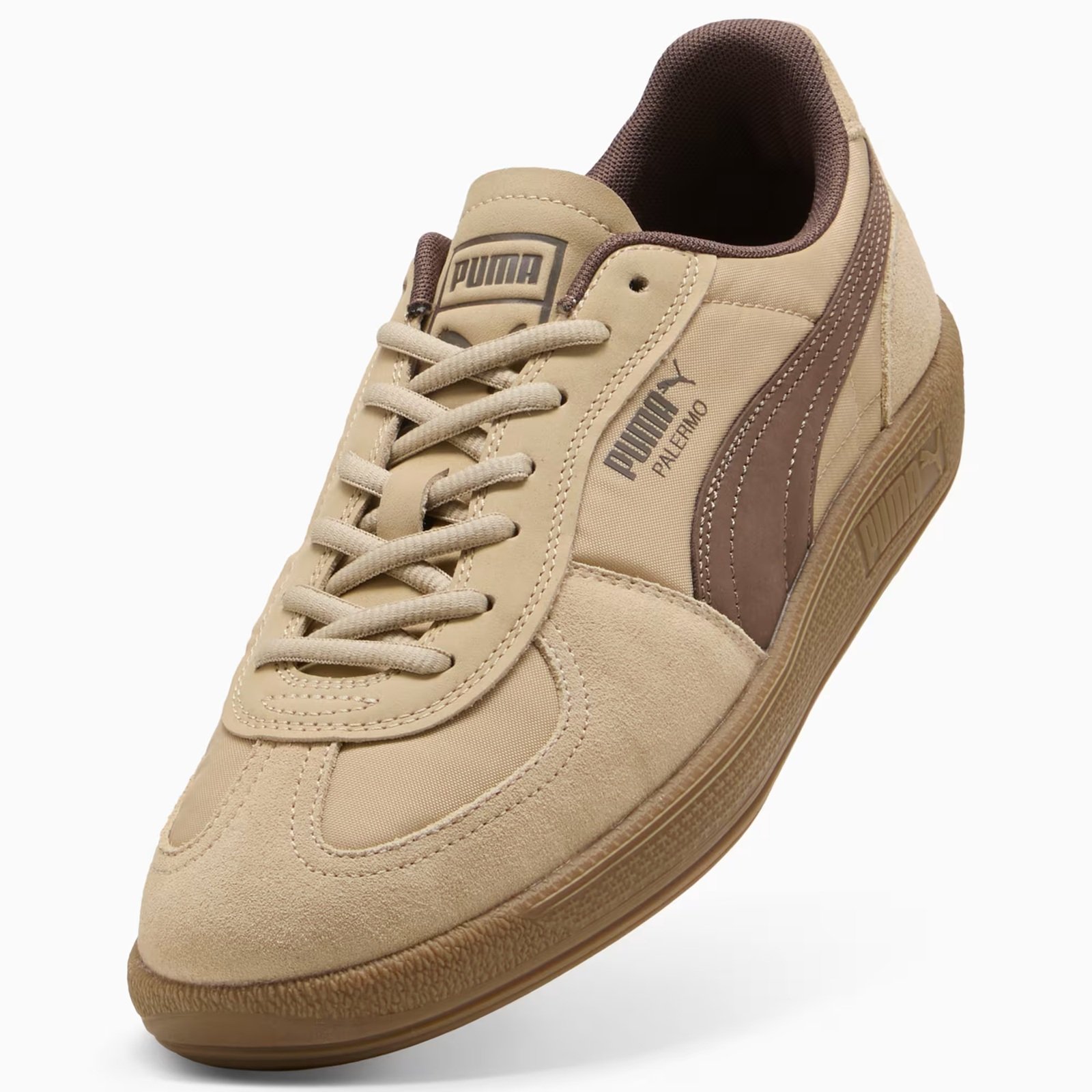 Tenis Puma Hombre Palermo Pop 403257-04 Beige Urbano