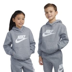 Buzo Hoodie Nike Niño NSW Club Fleece LBR PO 86L088-U90 Azul Casual