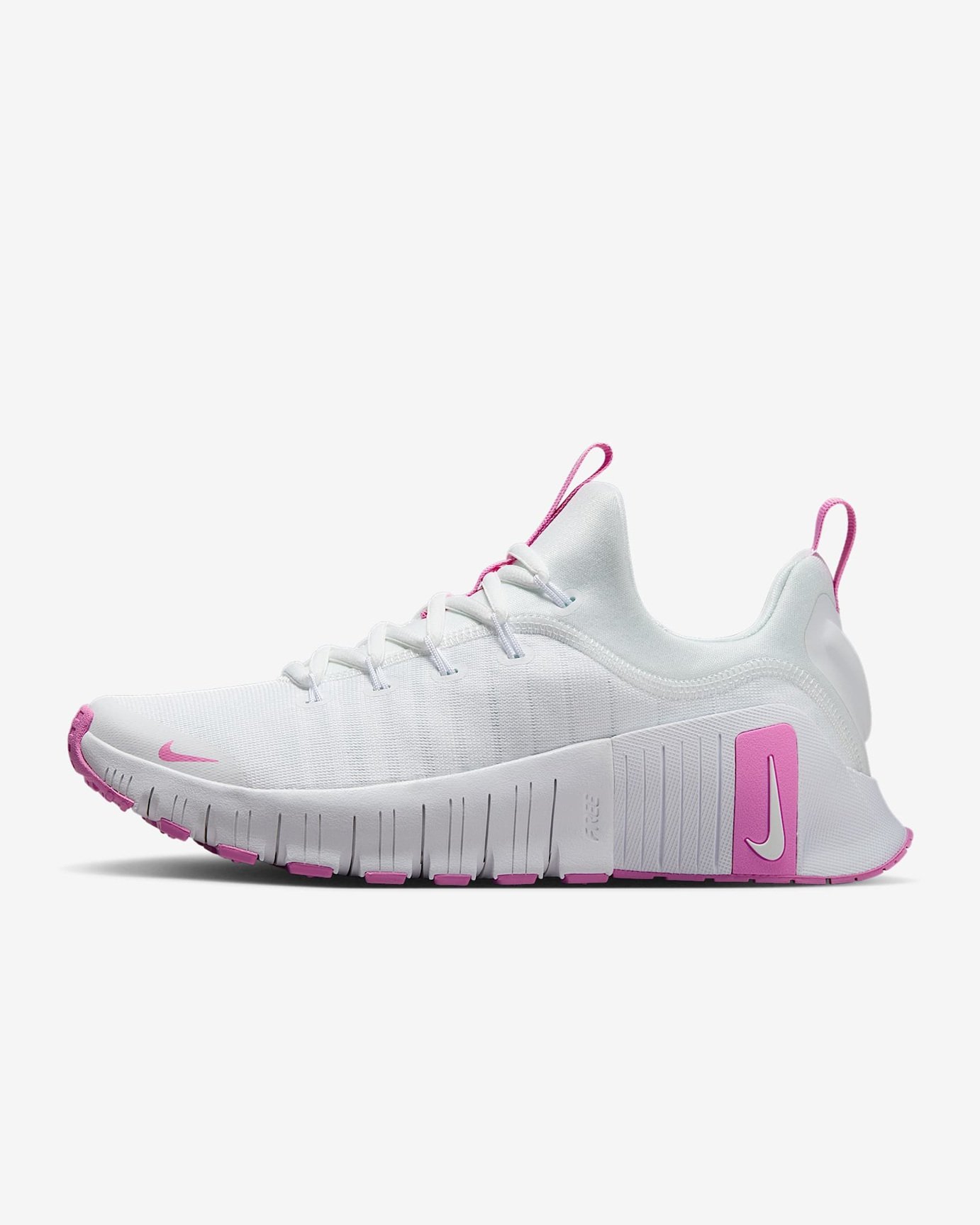 Tenis Nike Mujer Free Metcon 6 Blanco Rosa FJ7126-109 Training