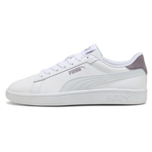 Tenis Puma Mujer Smash 3.0 L Blanco Lila 390987-30 Casual