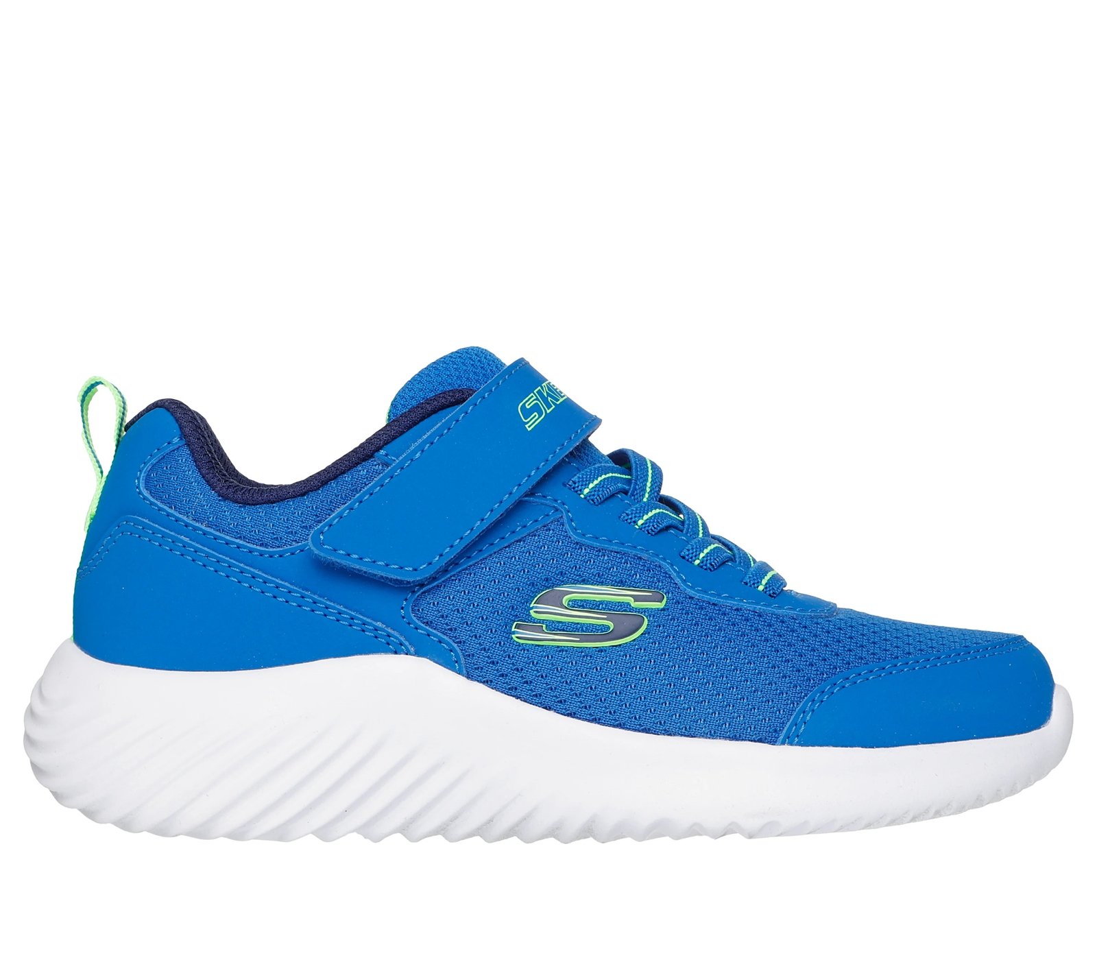 Tenis Skechers Niño Bounder Techrox 403906L-BLU Azul Running