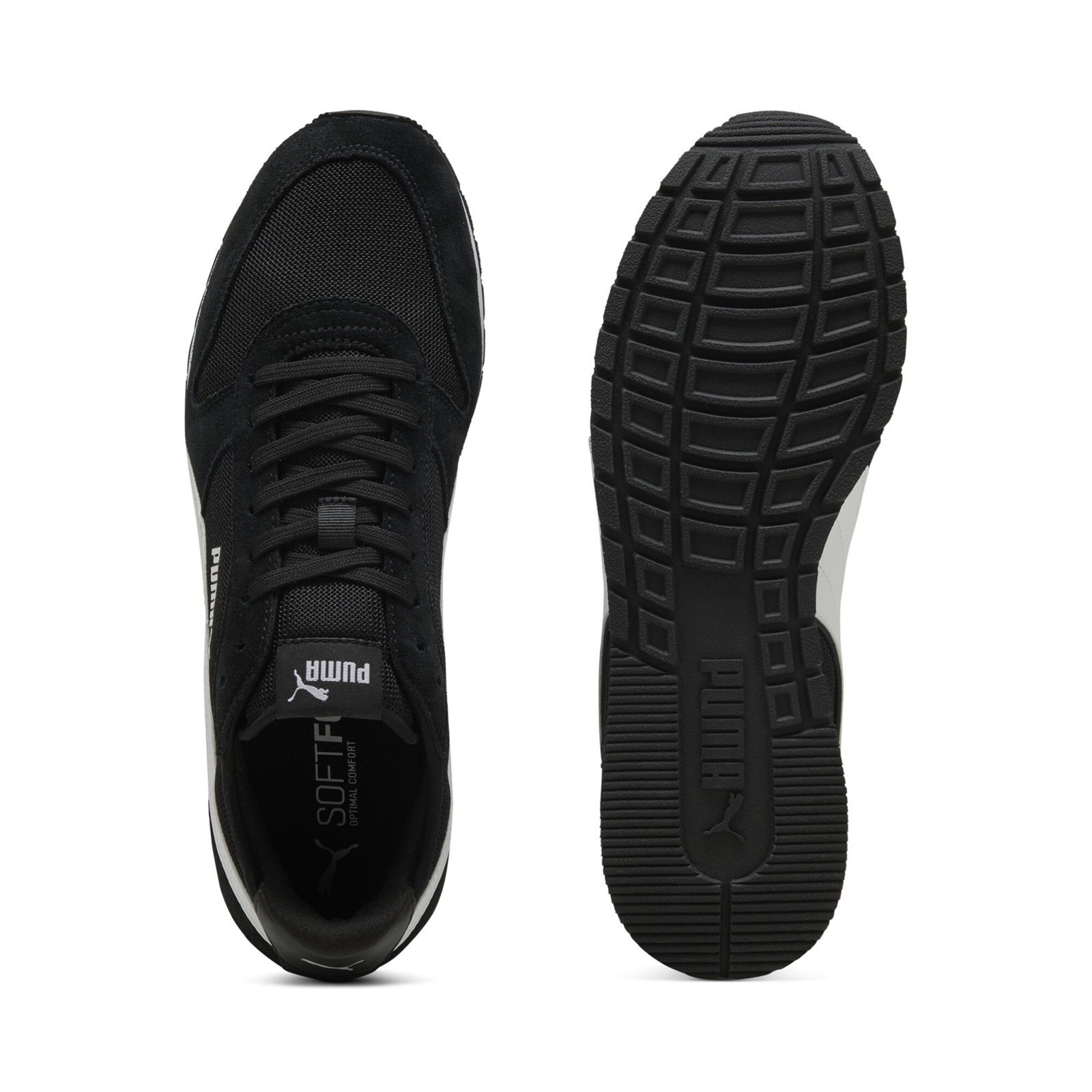 Tenis Puma Hombre ST Miller Negro Blanco 401622-01 Casual
