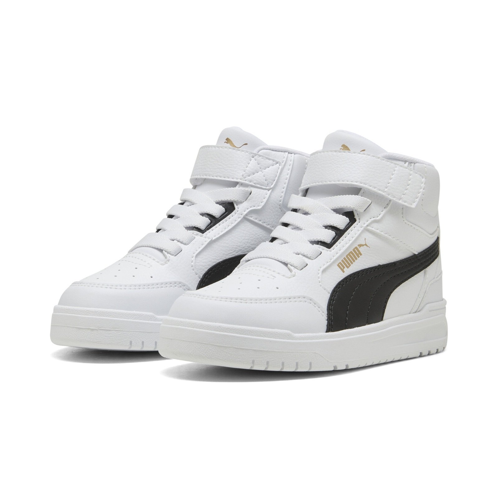 Tenis Puma Infante Shuffle Downtown Mid 403744-01 Blanco Negro Casual