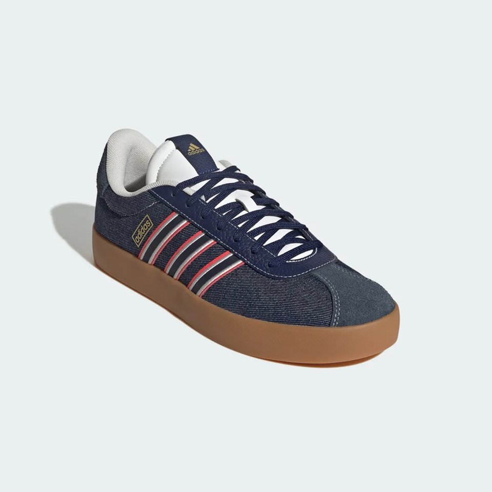 Tenis Adidas Hombre VL Court 3.0 JR8591 Azul Casual - Image 7