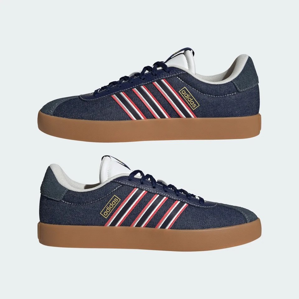 Tenis Adidas Hombre VL Court 3.0 JR8591 Azul Casual - Image 5