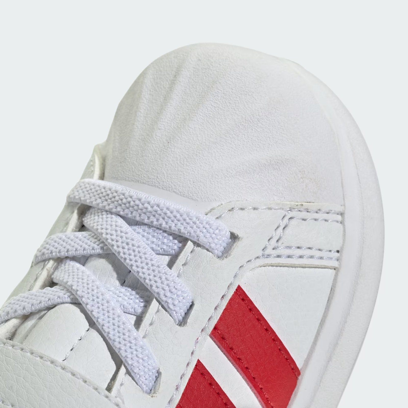 Tenis Adidas Bebé Streettalk JQ8607 Blanco Rojo Casual