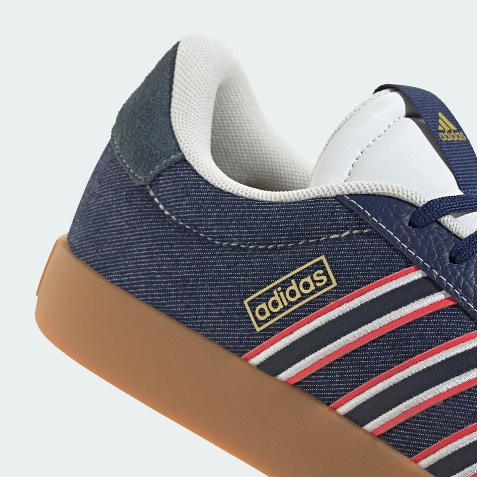 Tenis Adidas Hombre VL Court 3.0 JR8591 Azul Casual - Image 4