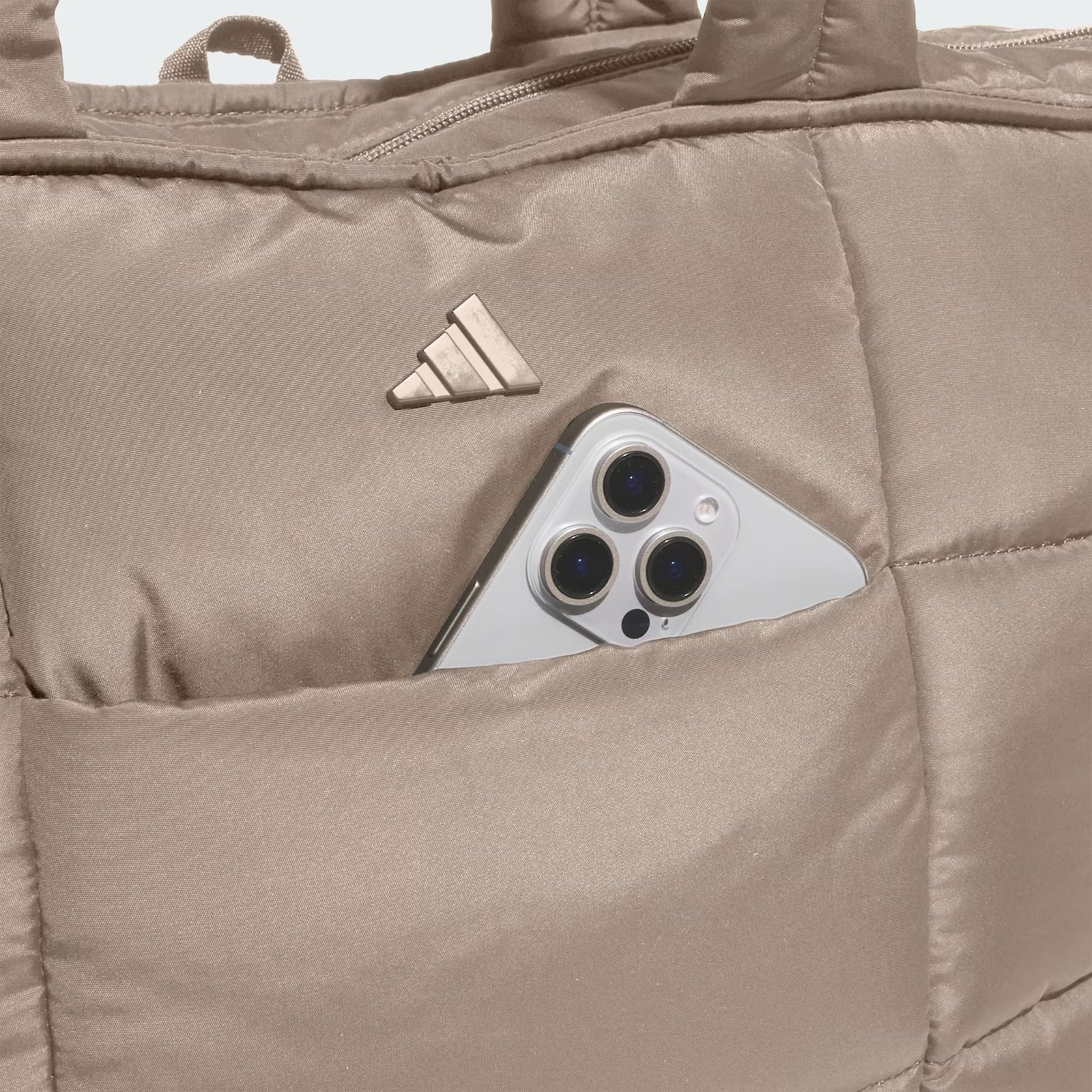 Bolso Adidas Mujer Quilted All Me 3 Tote JL4447 Beige