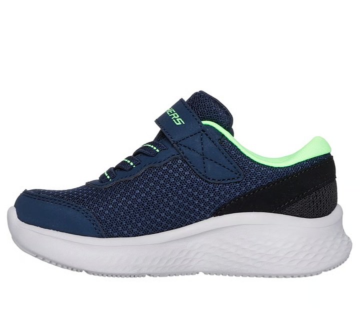 Tenis Skechers Infante Lite Pro Sprint Surge 404015L-NVLM Azul Verde Diario