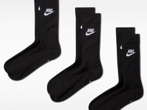 Medias Nike Everyday Essential 3 Pares DX5025-010 Negro