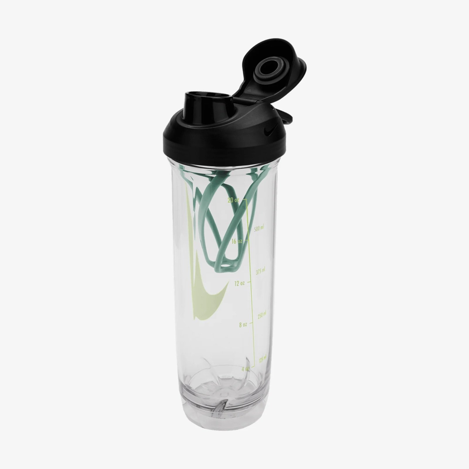 Botella Nike Tr Recharge Shaker 24 Oz N101072494324 Blanca Verde - Image 2