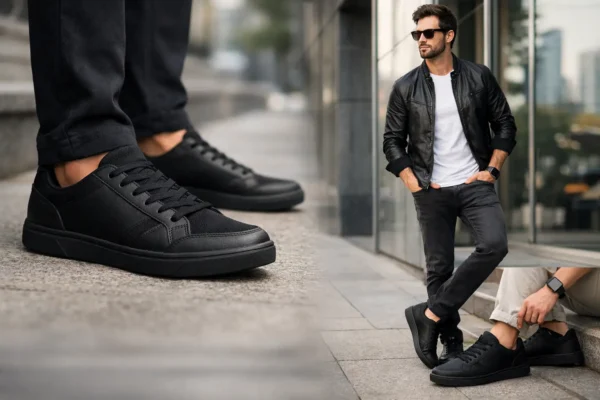 Tenis negros para hombre que combinan con todo