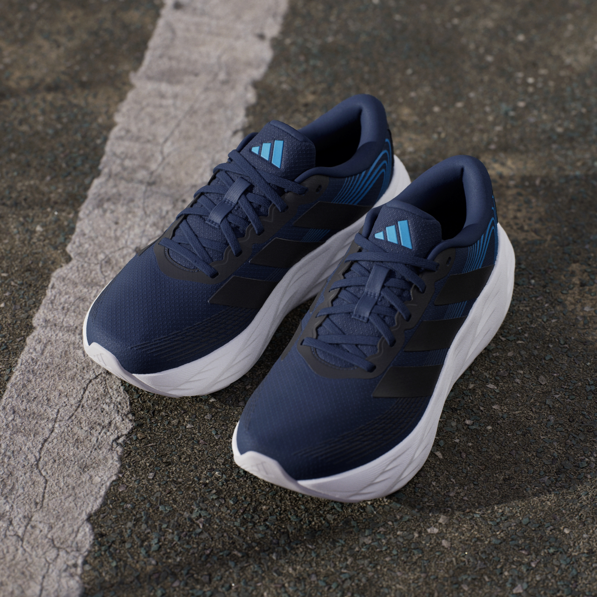 Tenis Adidas Hombre Galaxy 8 Running KI7977 Azul Oscuro - Image 6