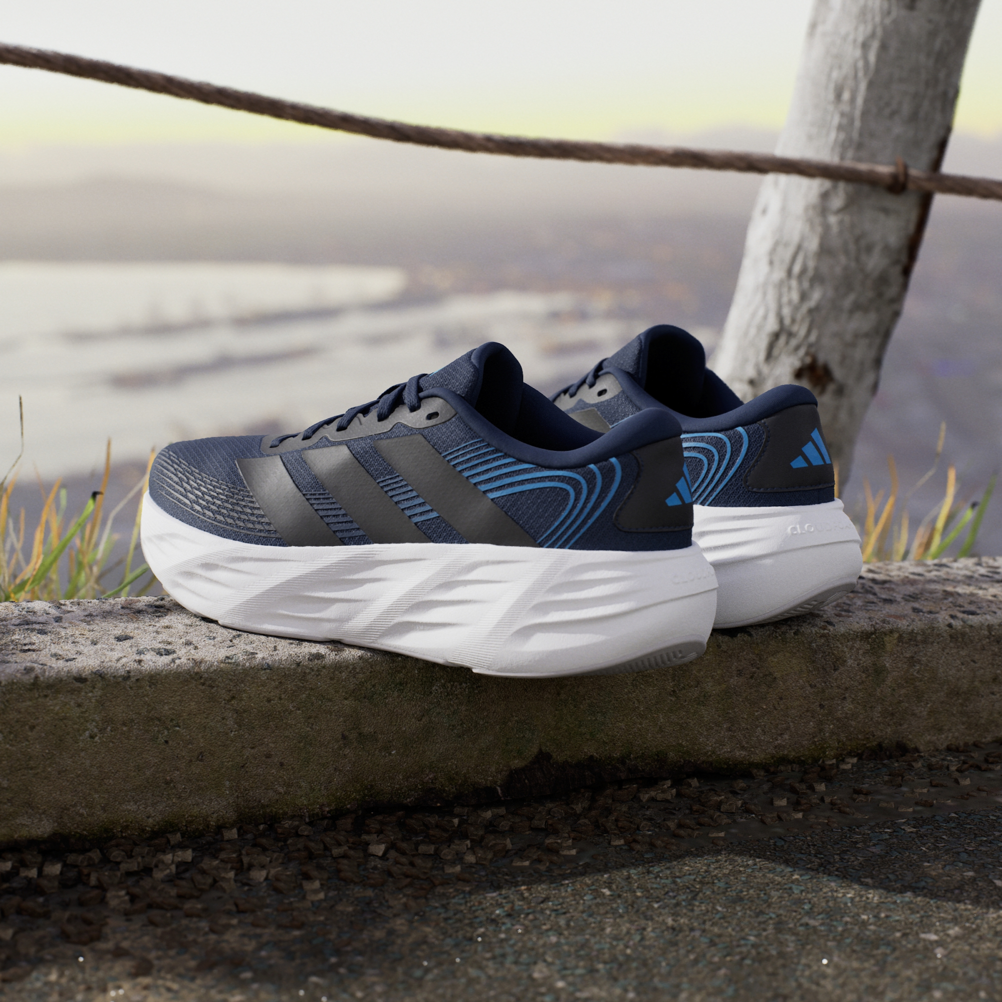 Tenis Adidas Hombre Galaxy 8 Running KI7977 Azul Oscuro - Image 2