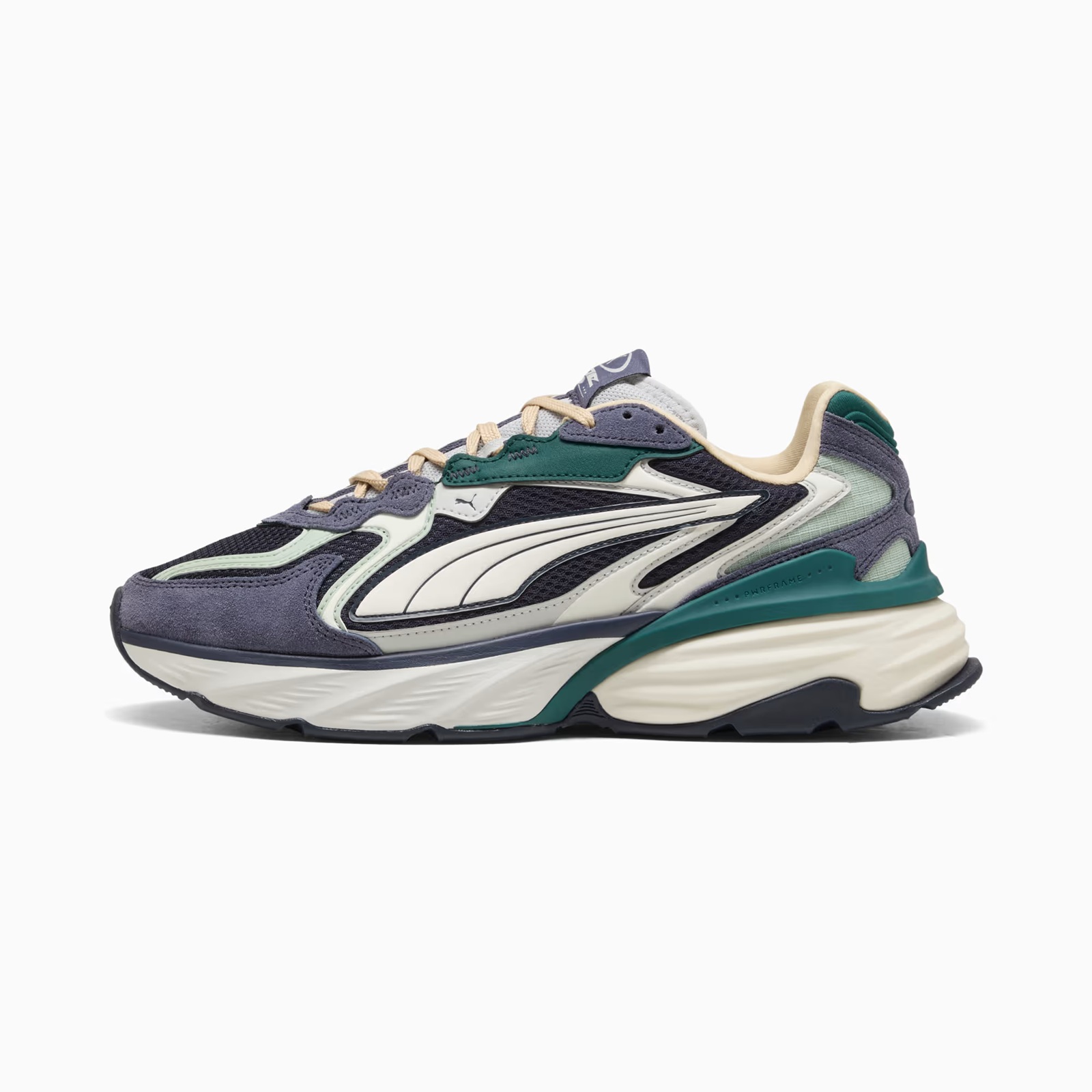 Tenis Puma Hombre Fade LS Plus Casual 407331-01 Azul Oscuro