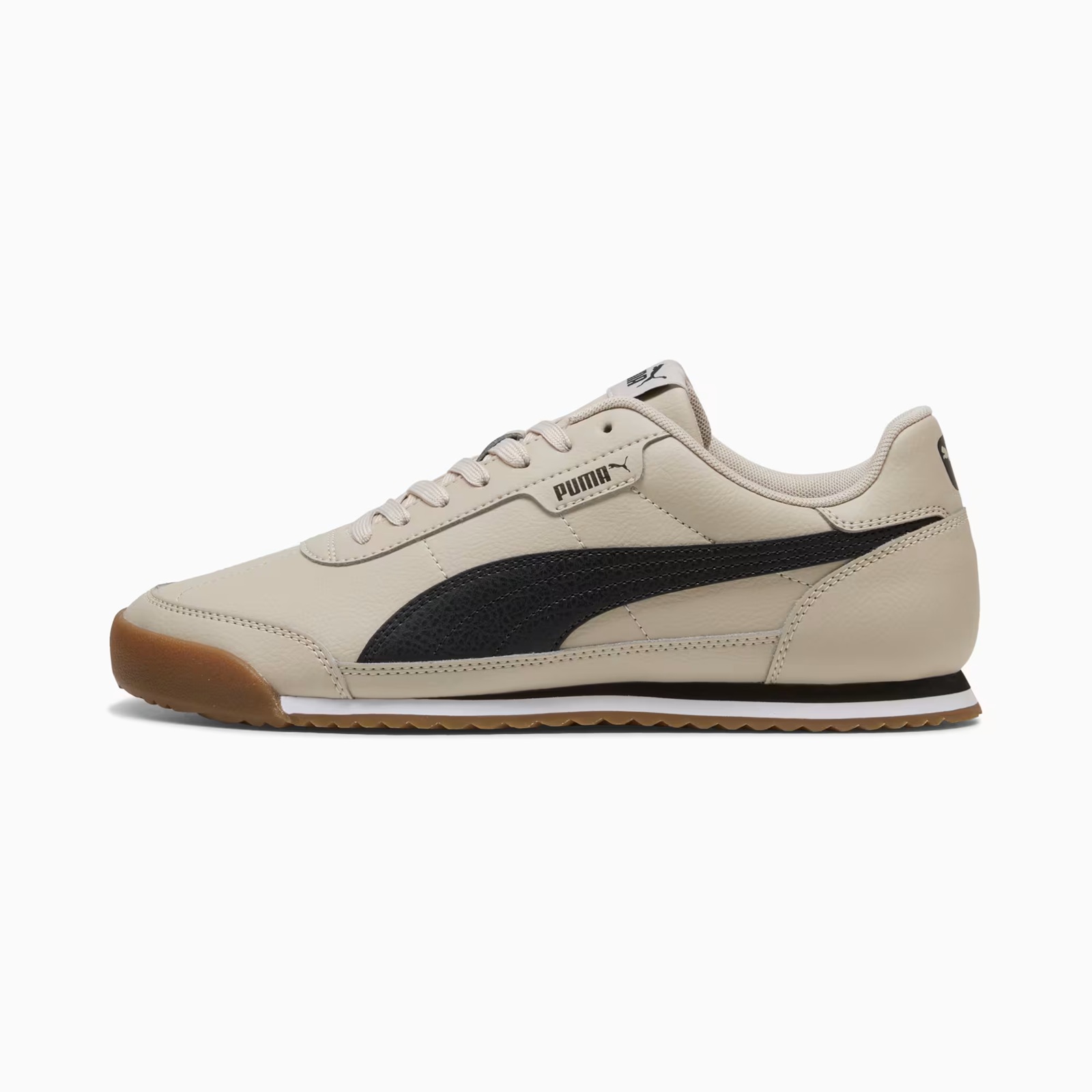 Tenis Puma Hombre Turino II Casual 397452-31 Beige Negro
