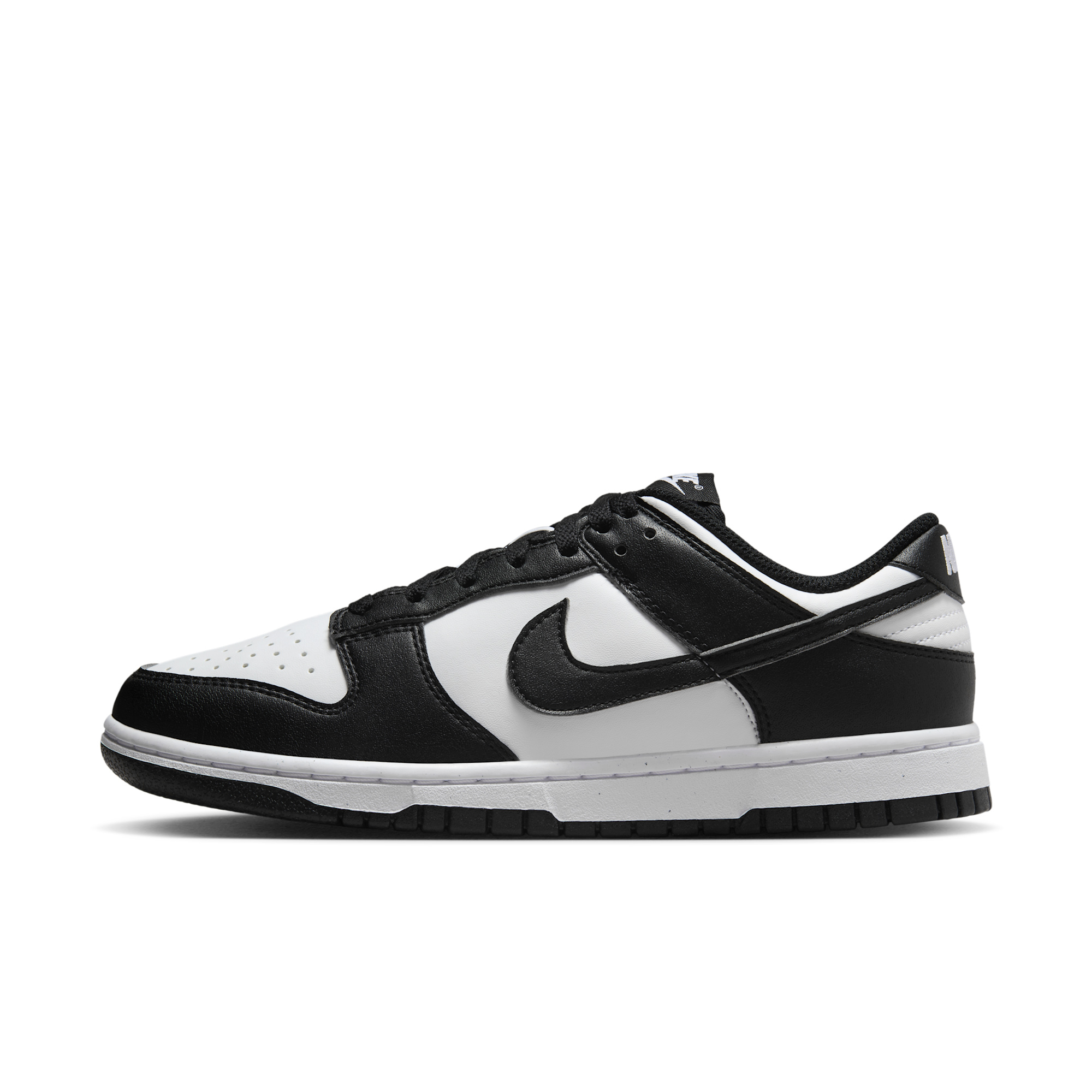 Tenis Nike Mujer Dunk Low Casual DD1873-115 Negro Blanco - Image 3