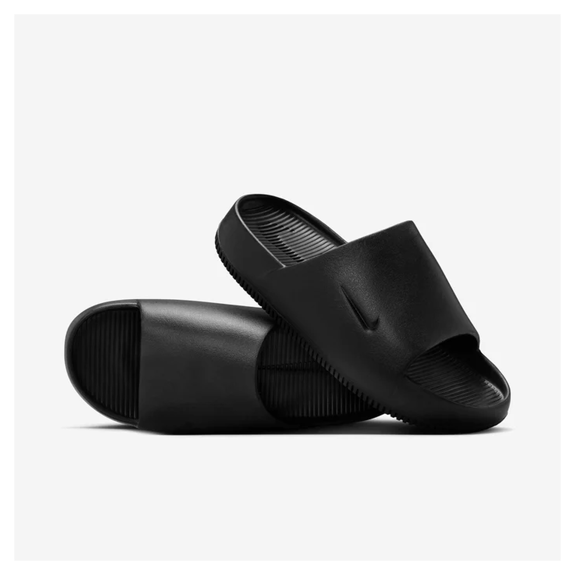 Chanclas Nike Mujer Calm Slide DX4816-001 Negras - Image 3