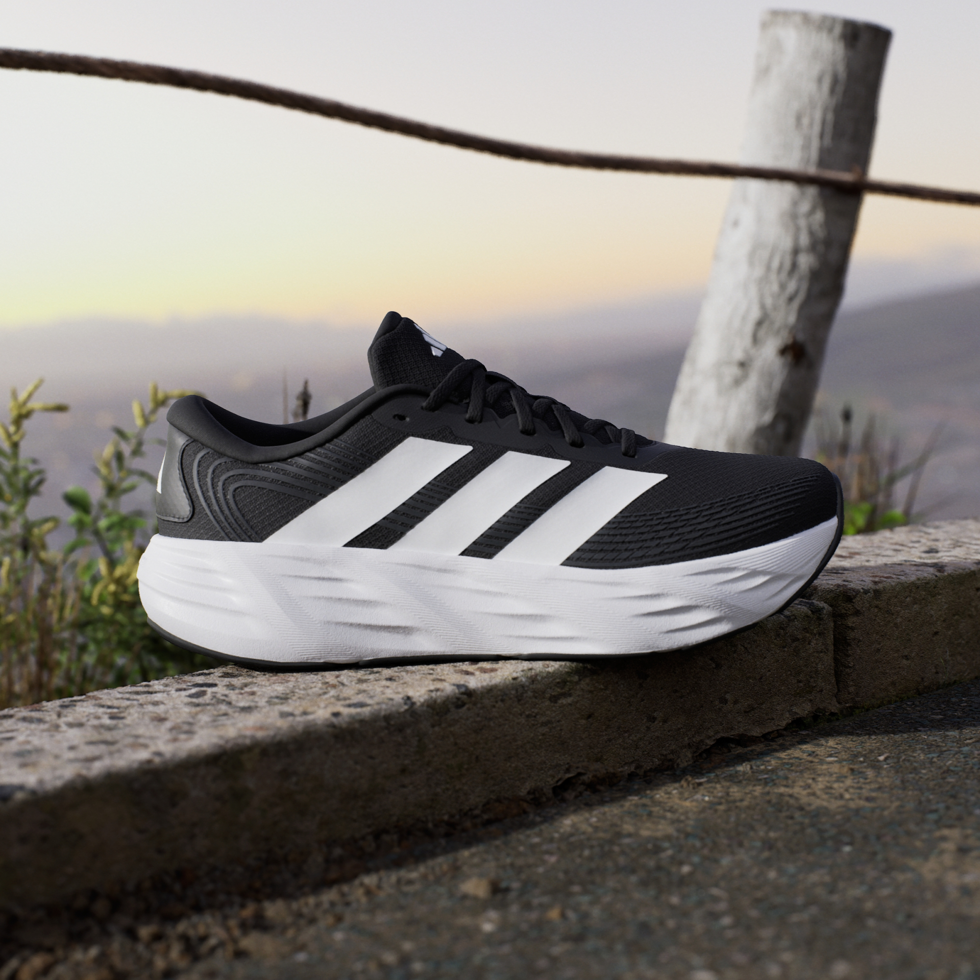 Tenis de Running Tenis Adidas Hombre Galaxy 8 Running IH9812 Negro - Image 3