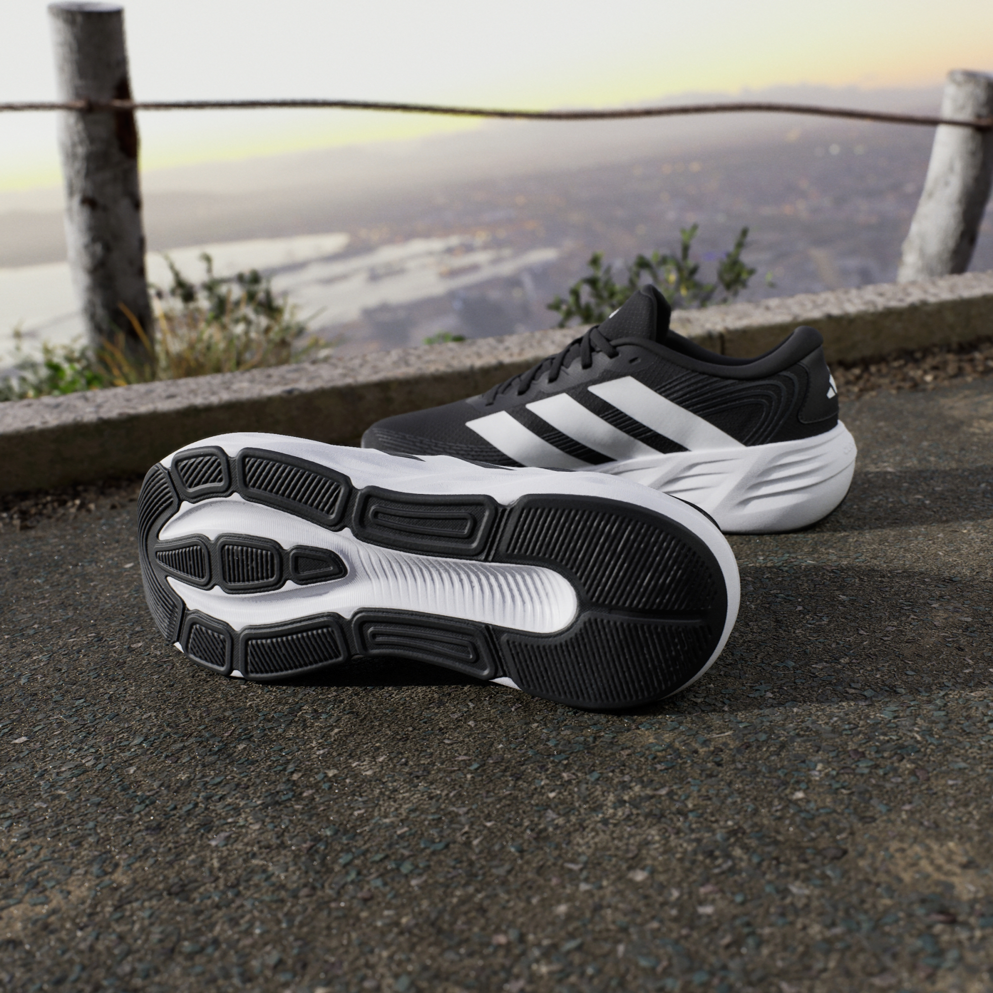 Tenis de Running Tenis Adidas Hombre Galaxy 8 Running IH9812 Negro - Image 4