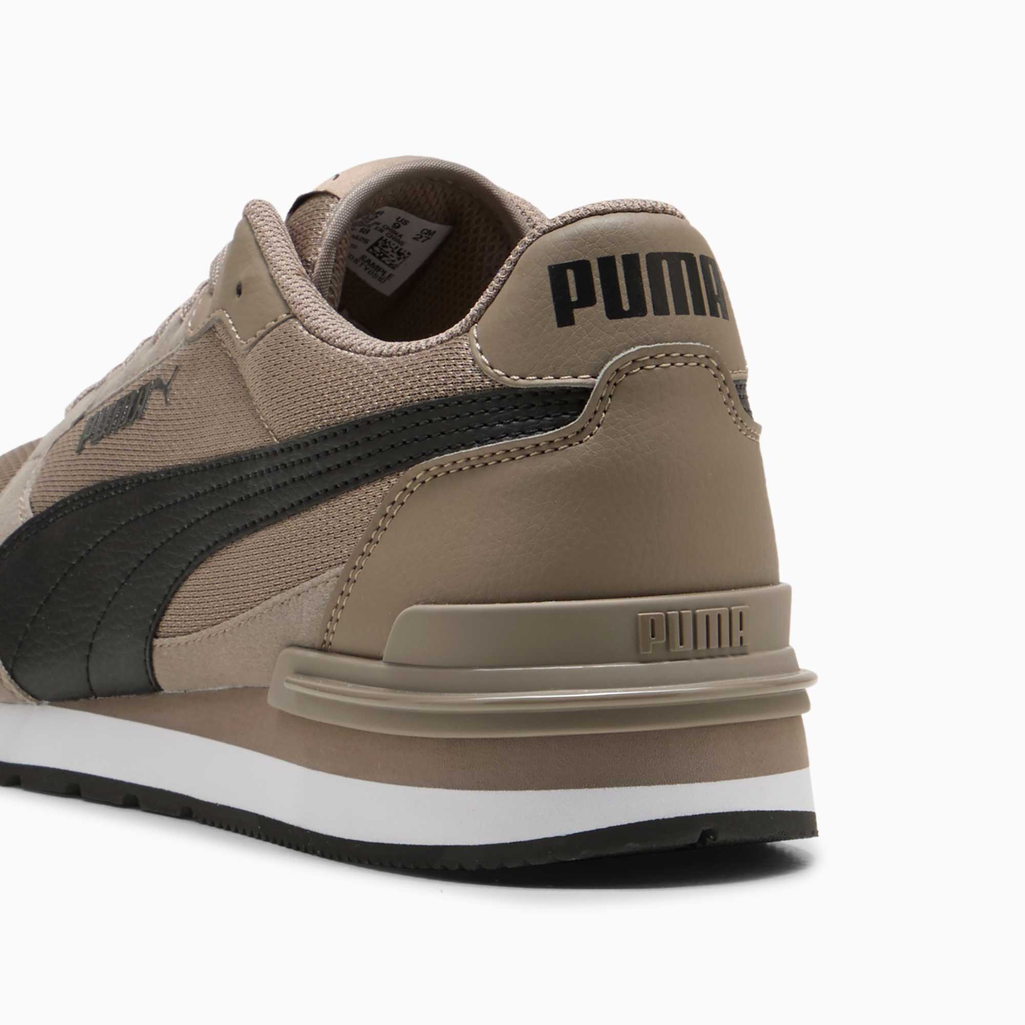 Tenis Puma Hombre ST Runner V4 Mesh Casual 399666-18 Beige - Image 4