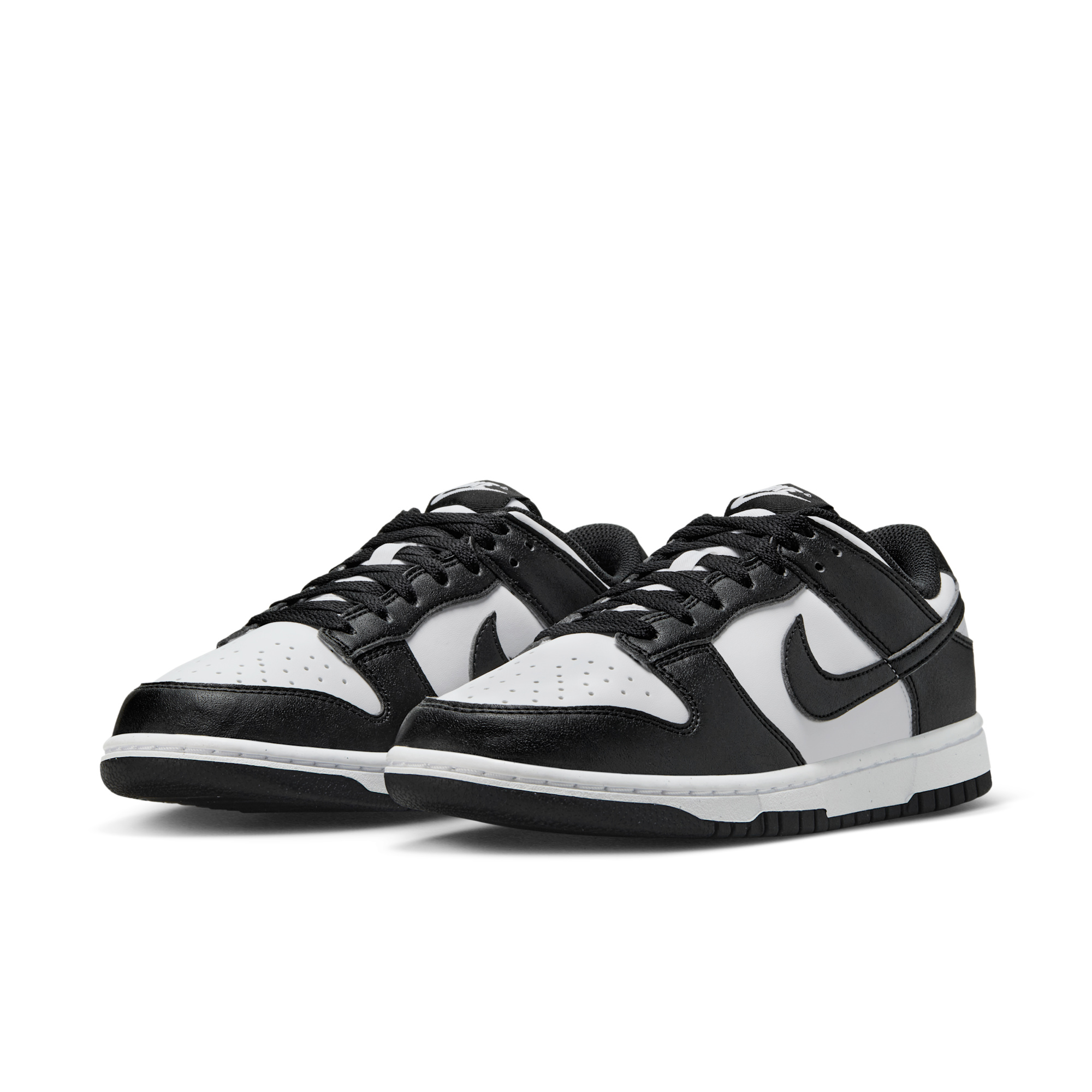 Tenis Nike Mujer Dunk Low Casual DD1873-115 Negro Blanco - Image 6