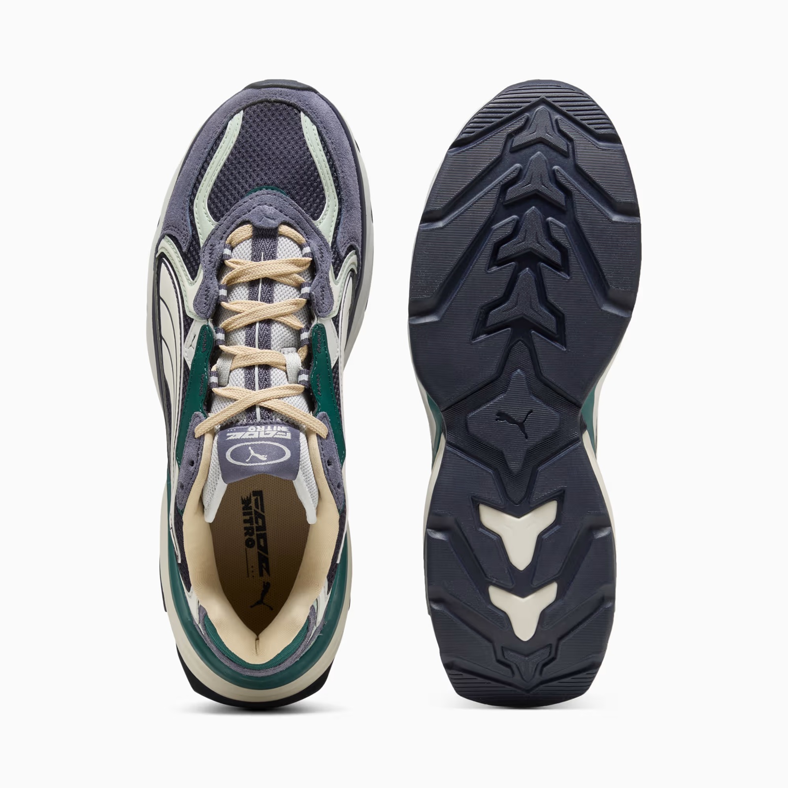 Tenis Puma Hombre Fade LS Plus Casual 407331-01 Azul Oscuro - Image 6
