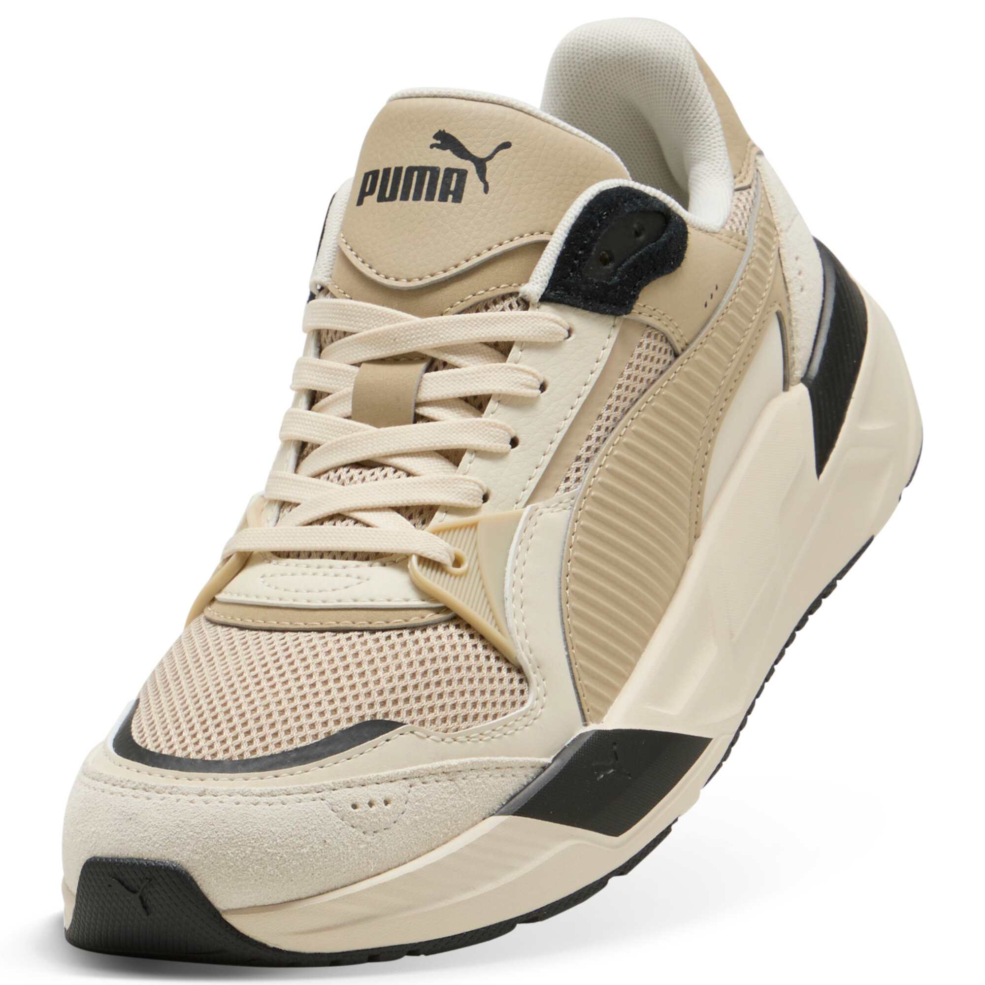 Tenis Puma Hombre Trinity 2 Casual 400230-26 Beige Negro - Image 6