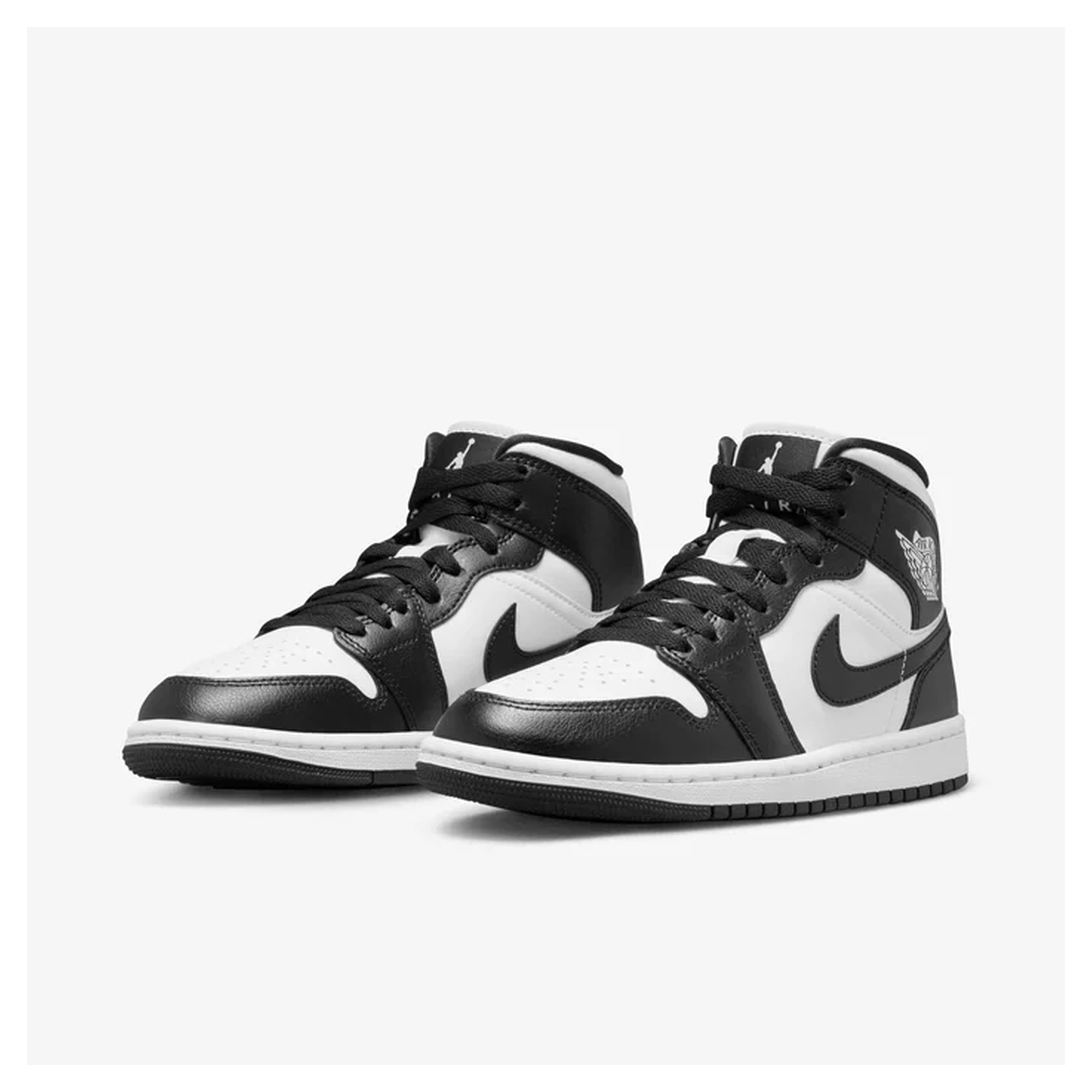Tenis Jordan Mujer Air 1 Mid Casual DV0991-101 Blanco Negro - Image 6