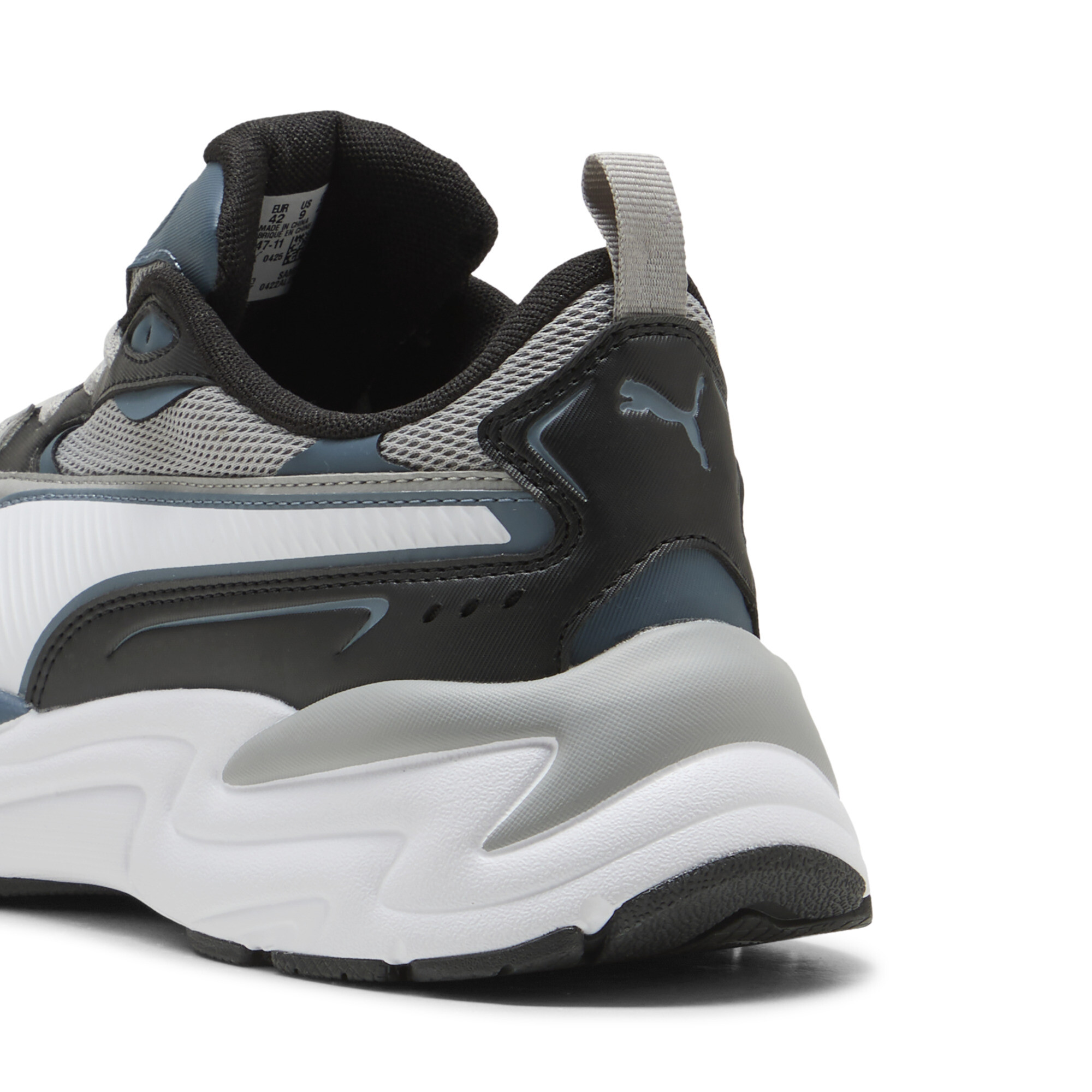 Tenis Puma Hombre X Ray 4 Casual 404747-11 Gris Negro - Image 2