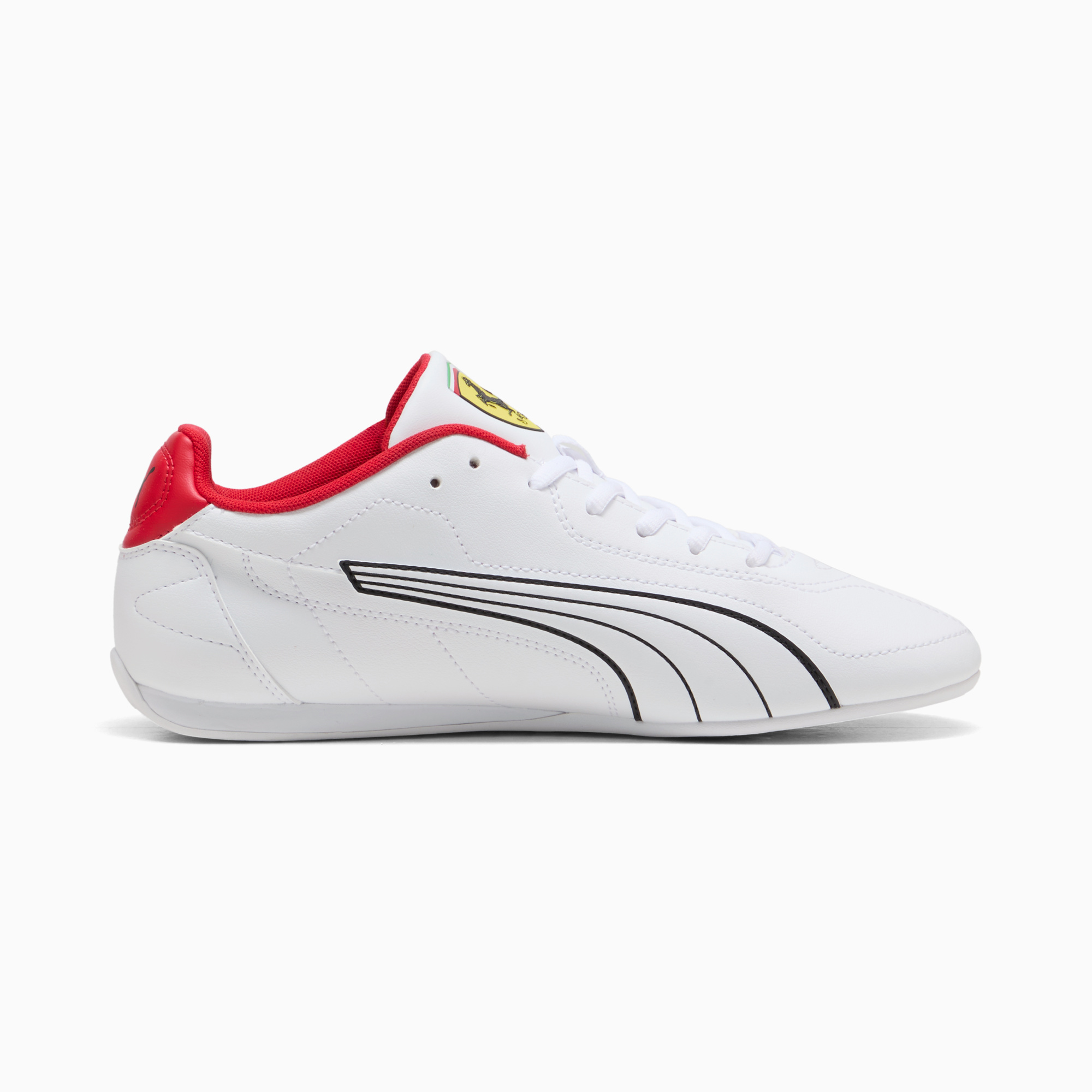 Tenis Puma Hombre Ferrari Catch Casual 309196-04 Blanco Rojo - Image 4